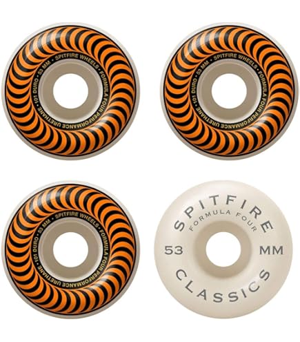 Amazon.com : Spitfire Skateboard Wheels F4 Classics 101A Blue